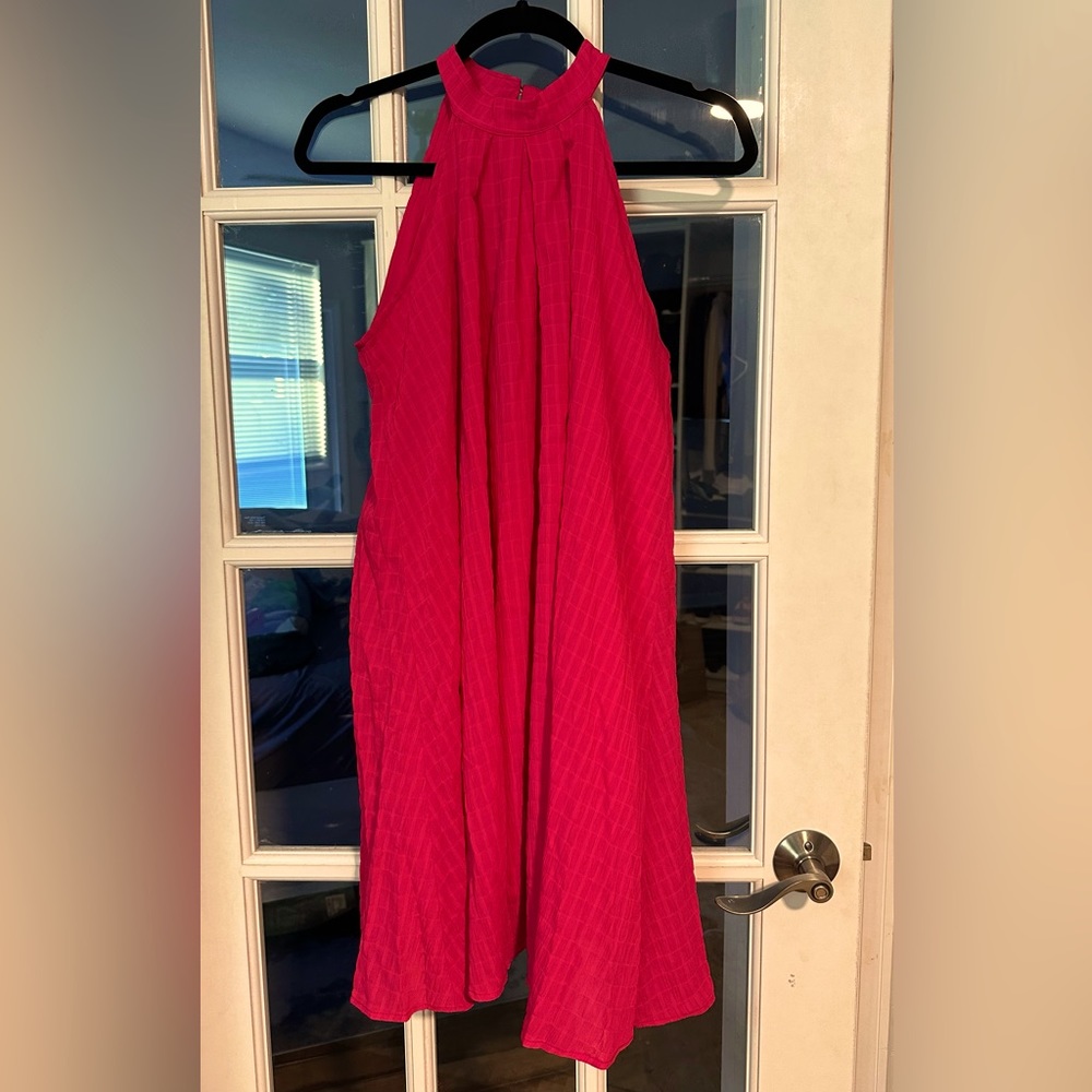 A Lined Pink Dress